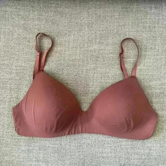 Victoria’s Secret | T-shirt lightly lined wireless  bra blush pink size 36D - Picture 1 of 3